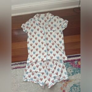 XXXS Roller Rabbit lobster polo pajamas